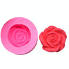 Three-dimensional Rose DIY Silicone Mold Cake Baking Decoration(Pink)