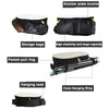 Close-fitting Sports Waist Bag Lightweight Marathon Running Belt, Size: XL(Black)