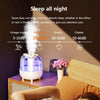 4L Wireless Humidifier USB Oil Diffuser with Night Light(White)