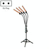 LED Growth Lamp Full-Spectrum Floor Tripod Plant Lamp Indoor Breeding Folding Filling Light, Specification: Four Head EU Plug