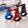 PULUZ 360 Degree Rotation Bike Aluminum Handlebar Adapter Mount with Screw for GoPro, Insta360, DJI and Other Action Cameras(Blue)