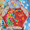 Folding Portable Baby Polka Dot Hexagon Indoor Ball Pool Game Fence 0.9 m in Diameter