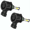 F8 9006 2 PCS 22W 3000LM 6000K Four Side DOB LED Headlight Fog Light Bulbs High Beam Conversion Kit DC 9-32V