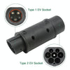 SAE J1772 New Energy Vehicle Charging Gun Type 2 to Type 1 Adapter