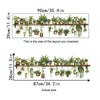 PH-QT4578 Plant Bonsai Decals Bedroom Decor Stickers Small Fresh Living Room Landscaping Decorative Wall Stickers