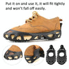 30 Point Cleats Crampons Spikes for Walking, Jogging, Hiking, Mountaineering Ice Snow Grips, Size: S()