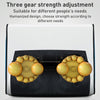 Multifunctional Hot Compress Neck Massager Car Cervical Spine Massage Pillow(Blue Six Keys)