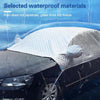 Car Half-cover Car Clothing Sunscreen Heat Insulation Sun Nisor, Aluminum Foil Size: 4.9x1.9x1.7m