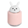 Light Pet Humidifier USB Night Light Home Bedside Lamp Sleep Mute Energy-saving Lamp(Pink Rabbit)
