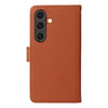 For Samsung Galaxy S25 5G BETOPNICE BN-005 2 in 1 Detachable Imitate Genuine Leather Phone Case(Brown)