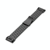 For Garmin Fenix5/Forerunner935/Garmin Approach S60 3-Beads Stainless Steel Metal Quick Release Watch Band(black)