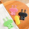 Cat Scratcher Table Leg Brush (Black) - Silicone Massage & Grooming