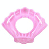 Shell Shape Inflatable Swimming Ring Lifesaving Ring Axillary Ring, Size: S,70x80cm(Pink)
