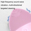 Mini Silicone Cleansing Instrument Washing Face Brush(Purple)