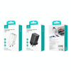 USAMS US-CC196 65W ACC Three Ports GaN Charger, UK Plug(White)