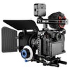 YELANGU C18 YLG0915A-A Video Camera Cage Stabilizer for Panasonic Lumix DC-S1H / DC-S1 / DC-S1R (Black)