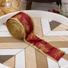 5m x 5cm Multifunctional Christmas Decorative Ribbon Gift Box Packaging Ribbon with Wire(Red)