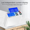WLX-896+ 6 In 1 Multi-function Smart Digital Display USB Charger(UK Plug)