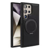 For Samsung Galaxy S25+ 5G Yashi 360 Degree Rotating MagSafe Bracket Phone Case(Classic Black)