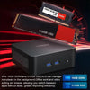 Ninkear N10 Windows 11 Bluetooth 4.2 Mini PC, 16GB+512GB, Intel Processor N100 Alder Lake-N(EU Plug)