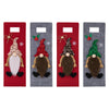 Christmas Cartoon Wine Bottle Cover Holiday Party Decoration Gift Bag(Green)