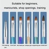 Crystal Light Therapy Pull Line Smudge Nail Pen, Color: 5 PCS/Set White Pearl