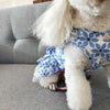 Cotton Pet Princess Skirt, Yellow Maple Leaf, L (Small Dog/Cat)