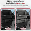 4041 Napa Texture Leather Car Seat Back Storage Bag Folding Dining Table(Brown)