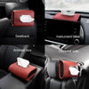 Auto Armrest Tissue Box Car Seat Back Hanging Napkin Pack Cover(Black)