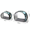 Transparent Pet Carrier Backpack, Small (Blue)