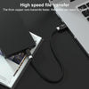 5 PCS Mini USB to USB A Woven Data / Charge Cable for MP3, Camera, Car DVR, Length:1m(Silver)