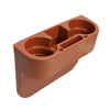 CARFU AC-2299A Car Seat Gap Multi-function Storage Box(Brown)