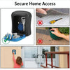 Wall Mounted Key Safe Box - Grey - 10,000 Combinations