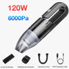 120W Car Vacuum Cleaner Car Small Mini Internal Vacuum Cleaner, Specification:Wireless, Style:Turbine Motor