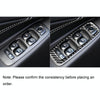 Car Carbon Fiber Window Lift B Decorative Sticker for Volvo XC90 2008-2014, Left Drive