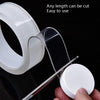 2x30x5000mm Transparent Double-Sided Adhesive Nanotic Tape Water Washing Non-Trace Tape