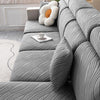 Knitted Lazy All Inclusive Sofa Cover Household Stretch Sofa Covering Cloth, Color: Dark Gray(Extra Large Single Person)
