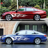 2 PCS/Set D-751 Flame Pattern Car Modified Decorative Sticker(White)