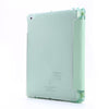 For iPad 9.7 (2018) & (2017) Airbag Horizontal Flip Leather Case with Three-fold Holder & Pen Holder(Mint Green)