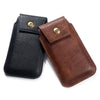 Mobile Phone Leather Waist Bag Holster Pouch S 4.7 Inch Brown