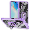 For Samsung Galaxy A36 5G TPU + PC Lens Protection Phone Case with Ring Holder(Purple)
