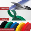 1.2cm 3m Reusable & Dividable Hook and Loop Cable Ties(Random Color Delivery)