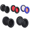 2pcs Protein Leather Sponge Earphone Cover For Anker Soundcore Life Q20 (Black)