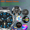 V69 IP68 BT5.0 1.85inch Smart Watch Support Voice Call / Sleep Detection(Black)
