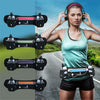 TANLUHU Outdoor Sports Running Waist Pack Cross-Country Marathon Stretchy Cell Phone Bag With Water Bottle(Black)