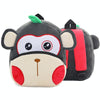 Kids 3D Animal Velvet Backpacks Children Cartoon Kindergarten Toys Gifts School Bags(Monkey)