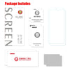 For Xiaomi Redmi Note 8T 2 PCS ENKAY Hat-prince 0.26mm 9H 2.5D Curved Edge Tempered Glass Film