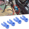 2 Pairs Shock Absorber Extender Height Extension for Motorcycle, Size: Large(Blue)