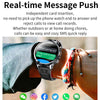 H18 Ultra-Thin Round Ball Screen 1.95 Inch Plug-In Phone Smart Watch 32G(Black)