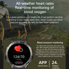 Bluetooth Talk Outdoor Pedometer Exercise Heart Rate Sleep Monitoring Smart Watch(Silver)